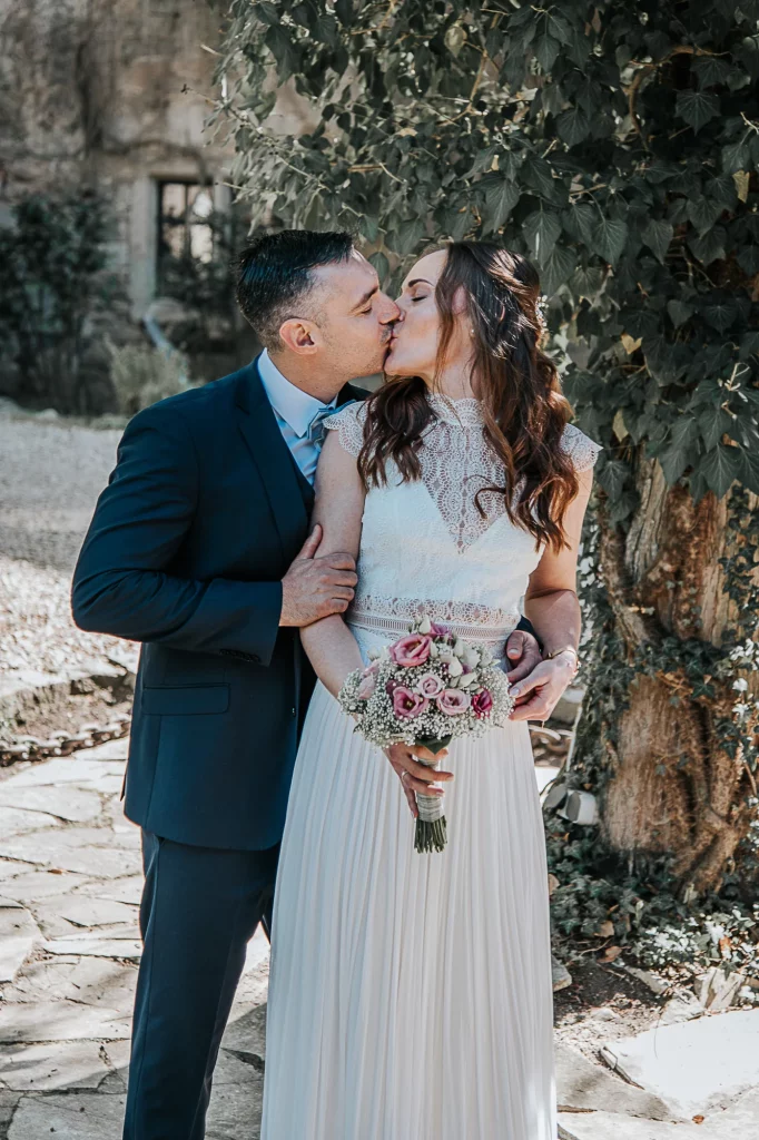 Hochzeit auf Schloss Egg Fotoshooting im Schlossgarten