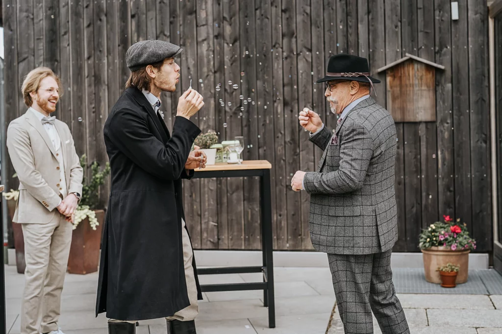 Heiraten auf der Gutsalm Harlachberg Feier mit Freunden und Familie