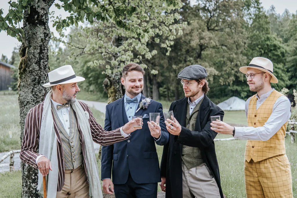 Heiraten auf der Gutsalm Harlachberg Feier mit Freunden und Familie