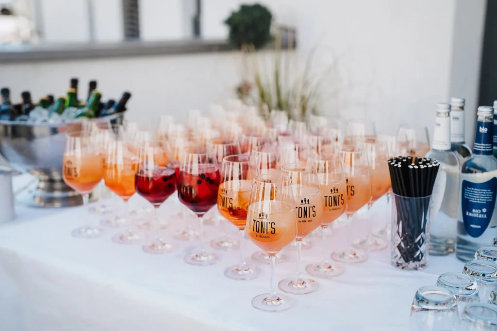 Tonis Straubing, Hochzeitslocation, Sektempfang Hochzeit Tonis Straubing